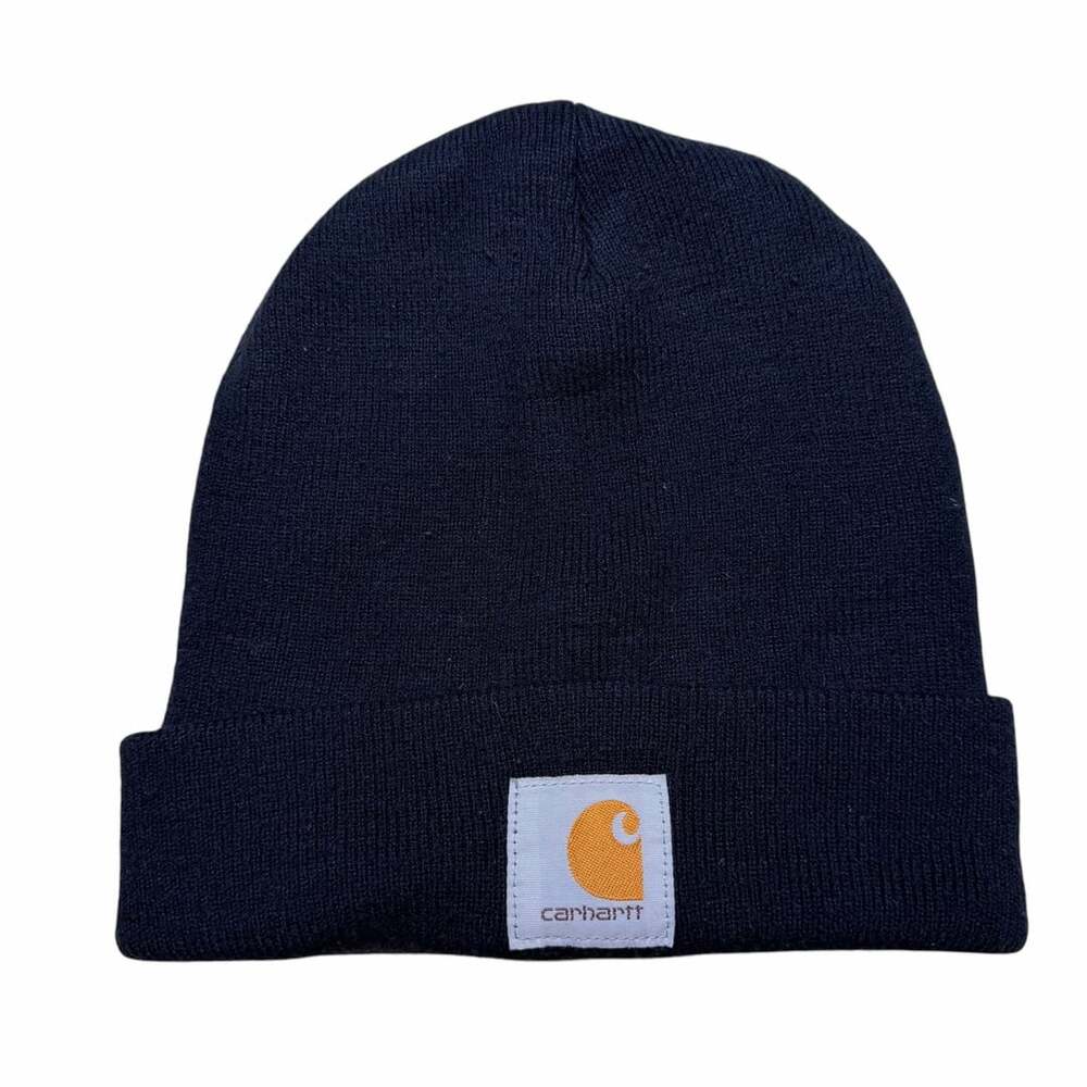 Carhartt A18 NVY Acrylic Watch Hat Cuffed Beanie Navy Blue